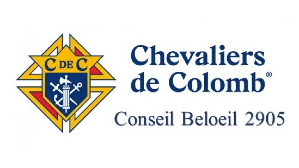 Don aux oeuvres des Chevaliers de Colomb du Conseil de Beloeil no 2905.